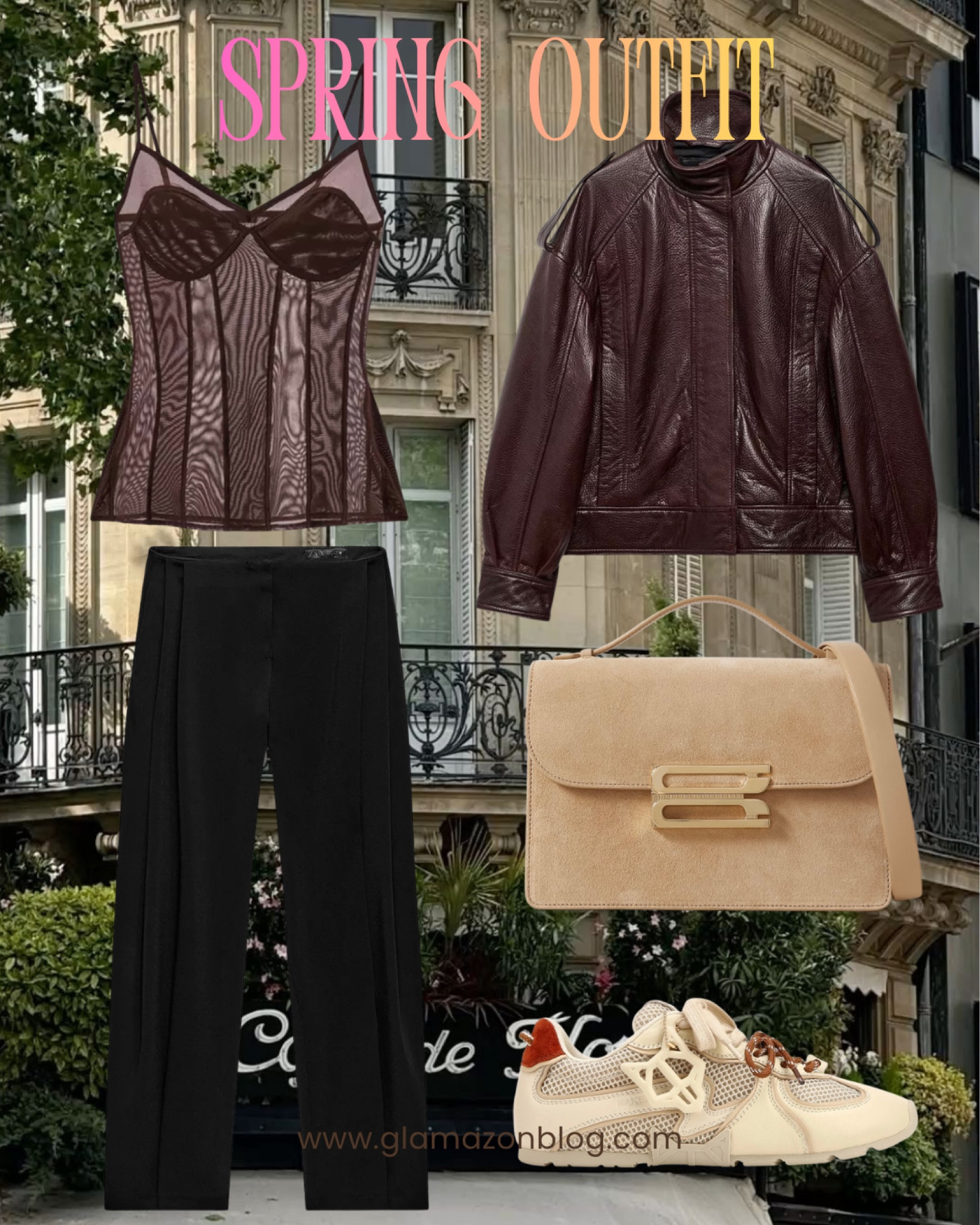 Naked wolf trainers, Victoria Beckham bag, leather jacket, brown jacket, brown corset, black trousers, suede bag, Zara outfit, travel outfit

#LTKspring #LTKsummer #LTKuk