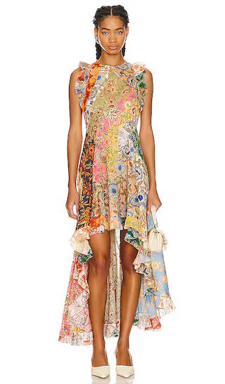 Junie Midi Dress in Spliced | Revolve Clothing (Global)