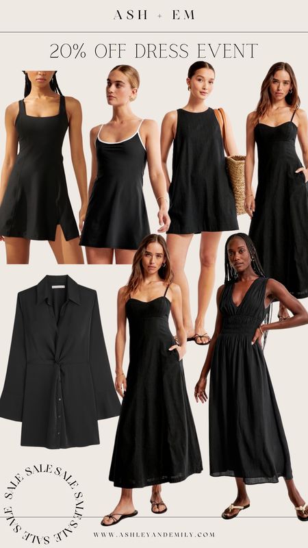 20% off dresses  with an additional 15% off with code DRESSFEST- black dresses on sale - summer dresses on sale 

#LTKunder100 #LTKFind #LTKsalealert