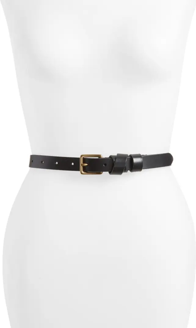 Madewell Leather Crisscross Skinny Belt | Nordstrom | Nordstrom