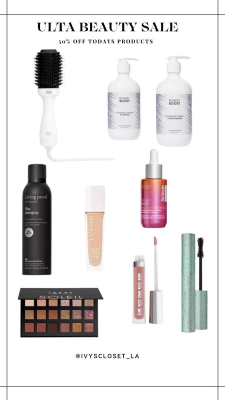 50% select beauty products at Ulta

#LTKbeauty #LTKsalealert