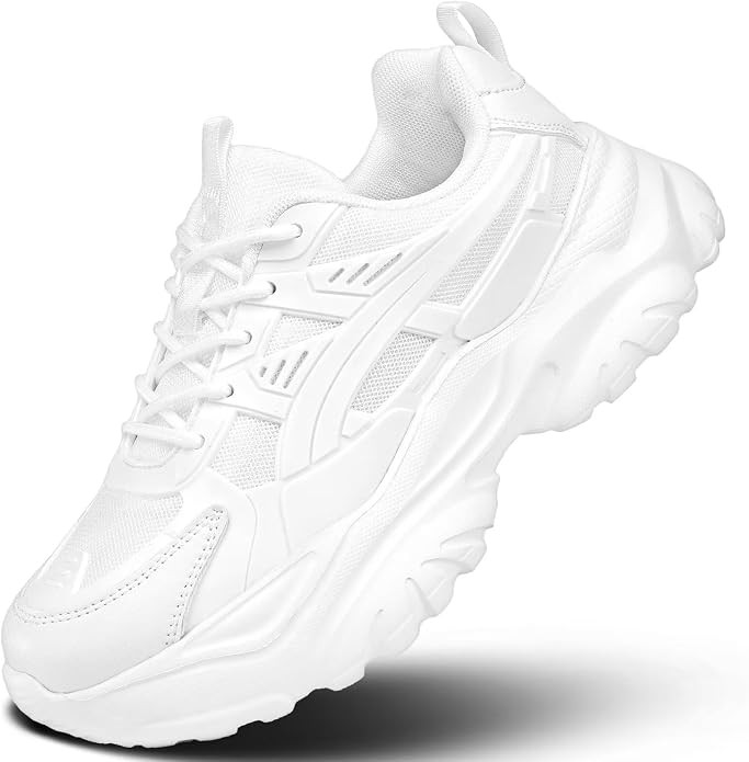 Women's Road Running Shoes Non Slip Ladies Walking Fashion Athletic Chunky Sneakers Work Gym Comf... | Amazon (US)