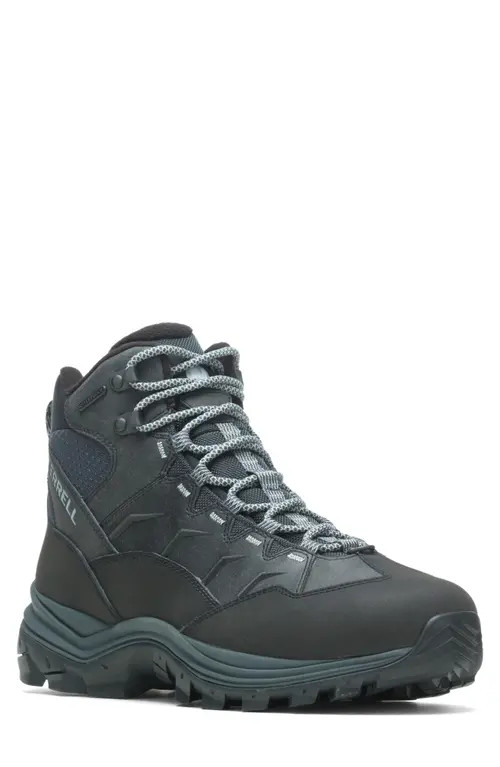 Merrell Men's Thermo Chill Mid Waterproof Hiking Boot in Black at Nordstrom, Size 7.5 | Nordstrom
