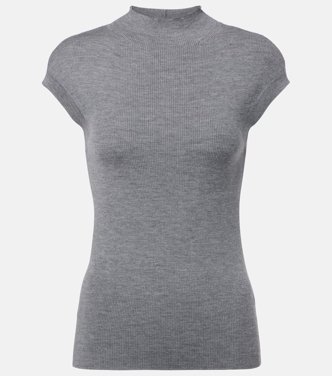 Wool mockneck top | Mytheresa (UK)