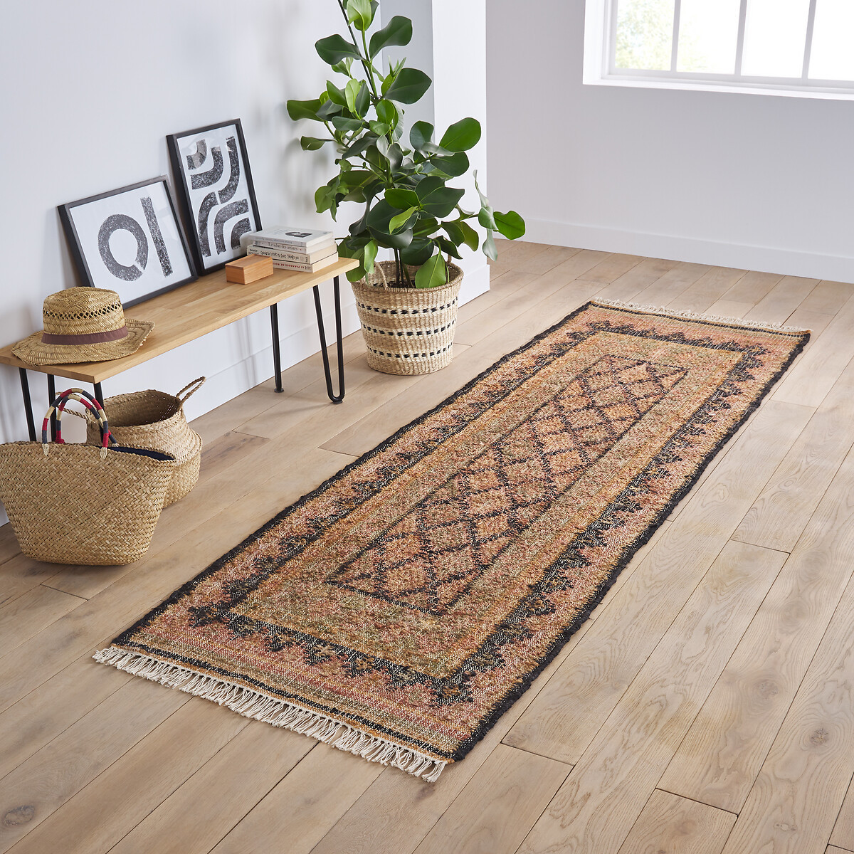 Mirta Kilim Jute Cotton Corridor Rug | La Redoute (UK)