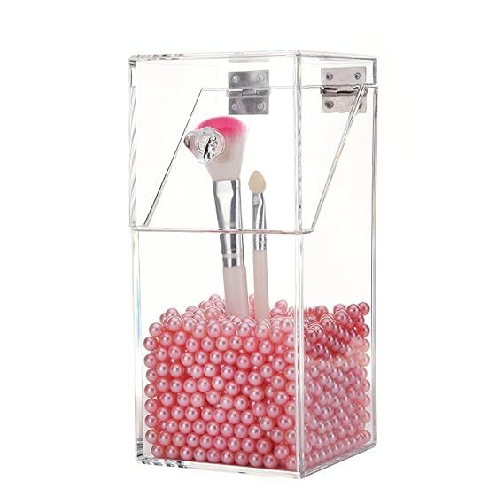 Makeup Brush Holder for Cosmetic Organizer - Storage for Your Large, Small, Wide and Narrow Brush... | Amazon (US)