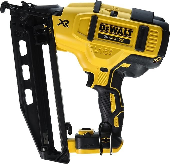 DEWALT 20V MAX Finish Nailer, Angled, 16GA, Tool Only (DCN660B) | Amazon (US)