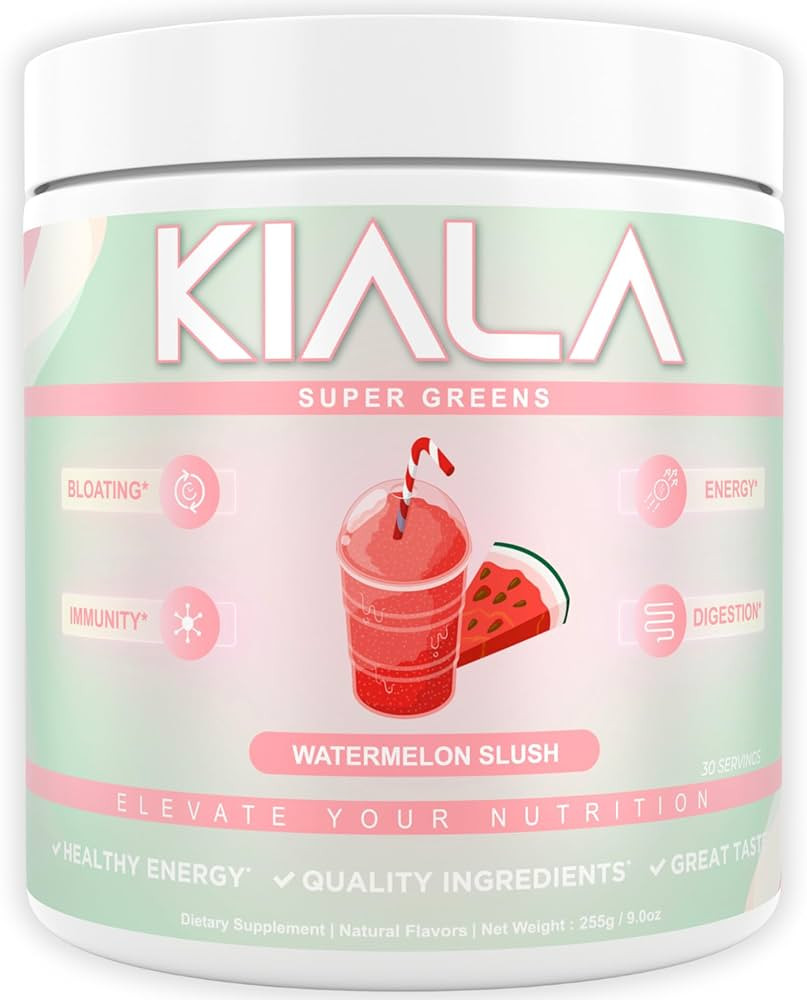 Kiala Nutrition Super Greens - Organic Greens Powder to Reduce Bloat, Support Gut Health, Boost I... | Amazon (US)