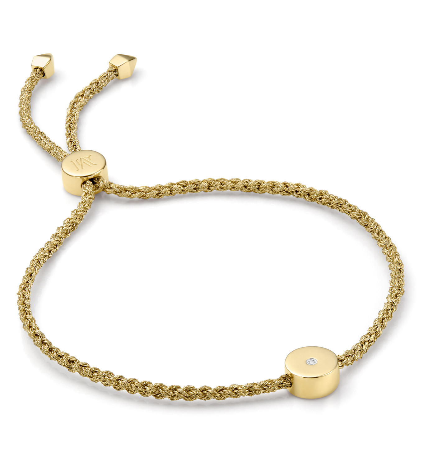 Linear Solo Friendship Diamond Bracelet | Monica Vinader (Global)