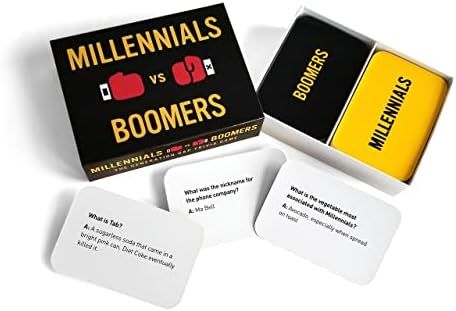 Millennials vs Boomers | Trivia Card Game for All Ages Where Smartest Generation Wins | More Than... | Amazon (US)
