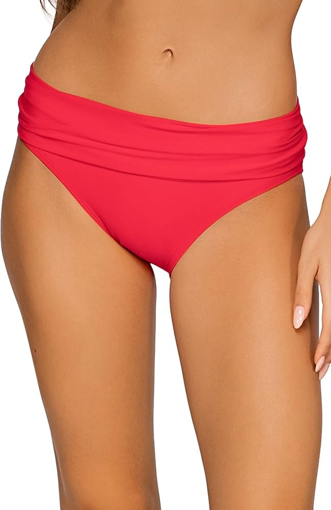 Sunsets Women's Standard Unforgettable Shirred Band Bikini Bottom Swimsuit | Amazon (US)