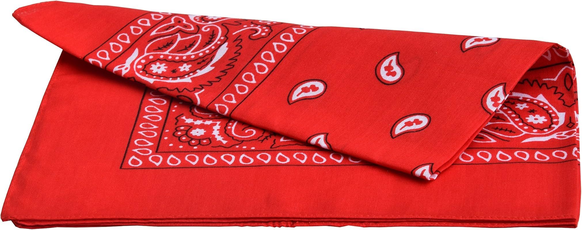 One Piece Novelty Bandanas Paisley Cotton Bandanas | Amazon (US)