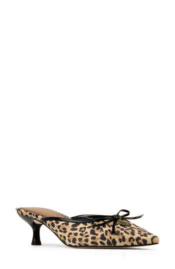 Donald Pliner Soel Kitten Heel Mule in Natural/Black at Nordstrom Rack, Size 8 | Nordstrom Rack