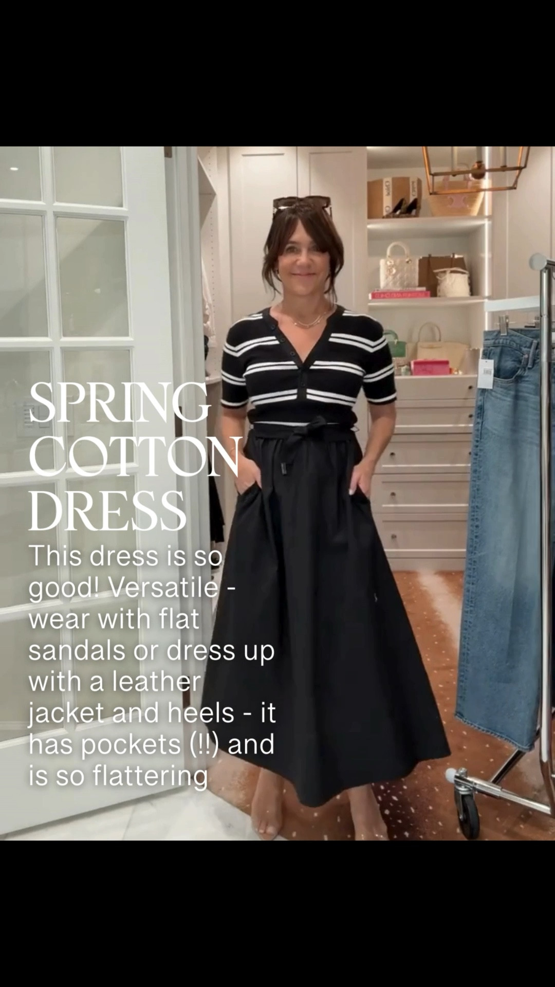 A go to dress is a staple! You will wear this one all spring and summer!