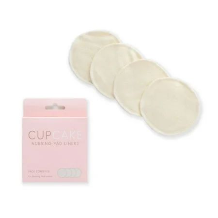 Women's Cake Maternity 15-1037 Cupcake Reusable Nursing Pad Liners - 2 Pack (Beige O/S) | Walmart (US)