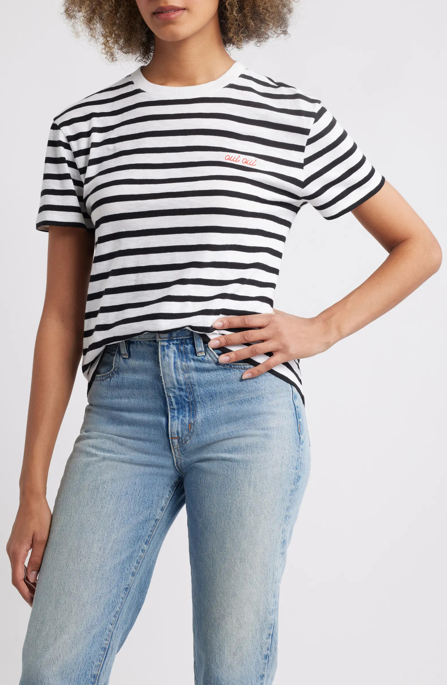 Stripe Cotton Graphic T-Shirt | Nordstrom