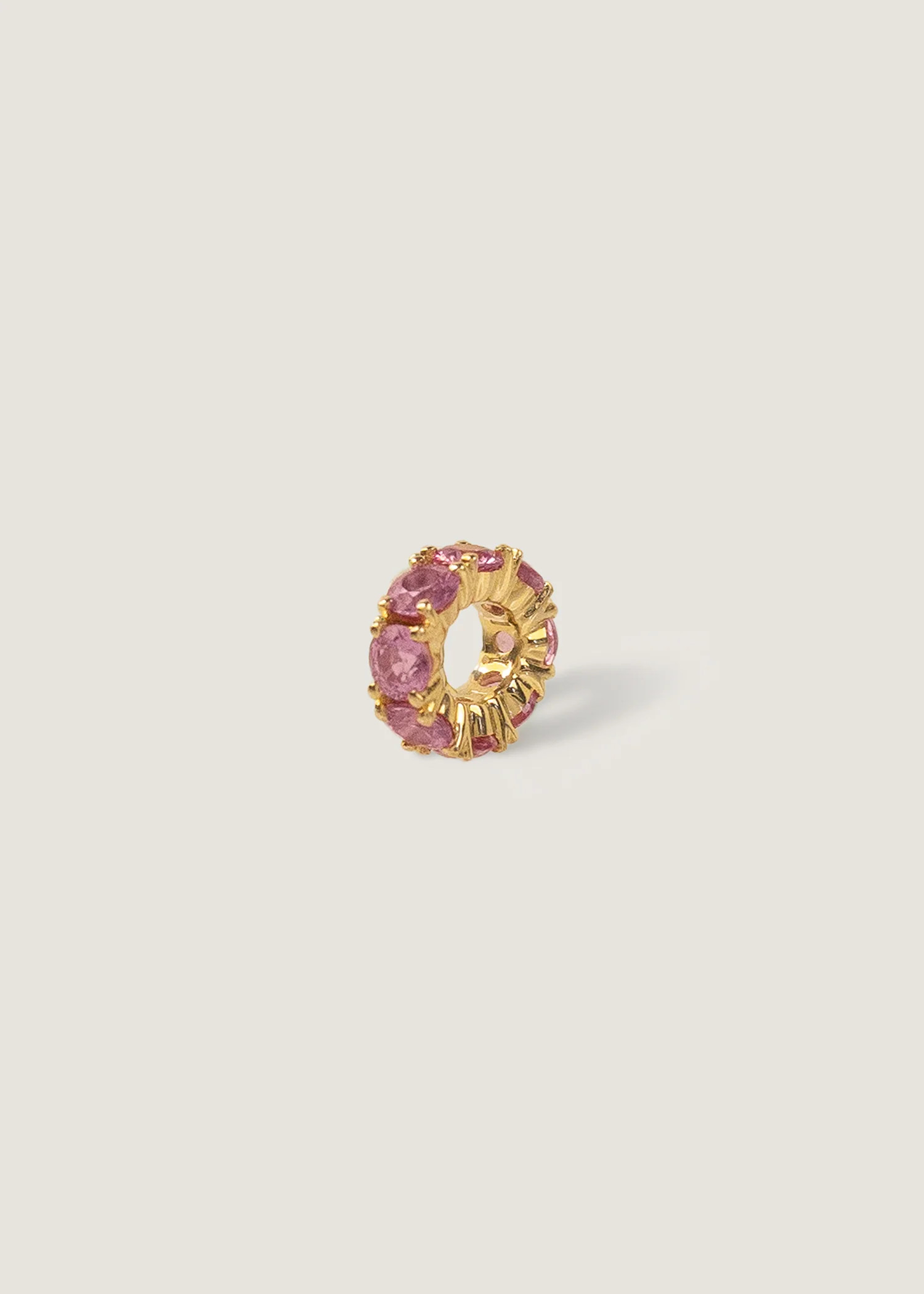 Milestone Charm Pink Sapphire - Kinn | Kinn Studio