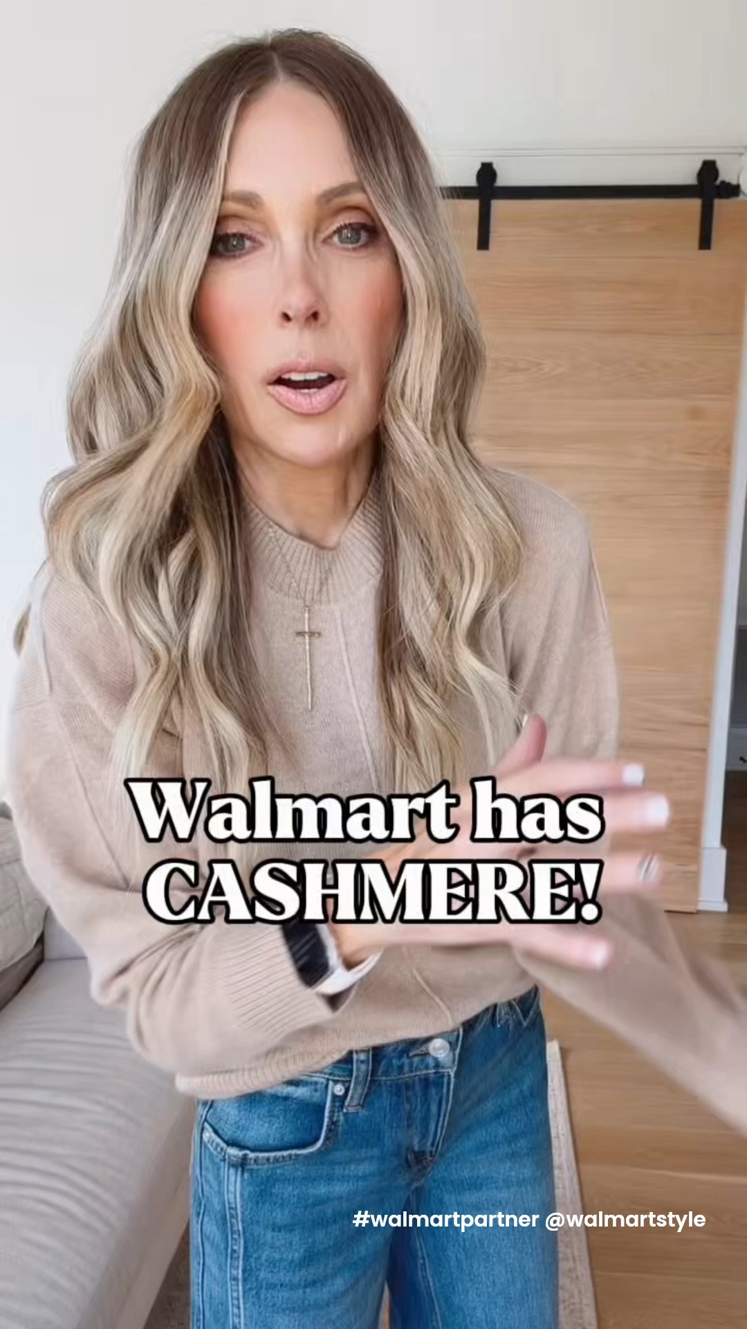 Who knew Walmart had CASHMERE? This is a high-quality sweater, available in many colors, but at an affordable price for cashmere. 

#walmartpartner @Walmart @walmartstyle

#LTKootd #LTKmomlife #LTKOver40