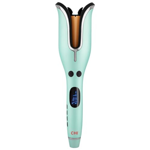 CHI Spin N Curl, Curling Iron For Healthy & Shiny Effortless Curls & Waves, Provides Preset Temperature Settings For Each Hair Texture, Mint Green | Amazon (US)