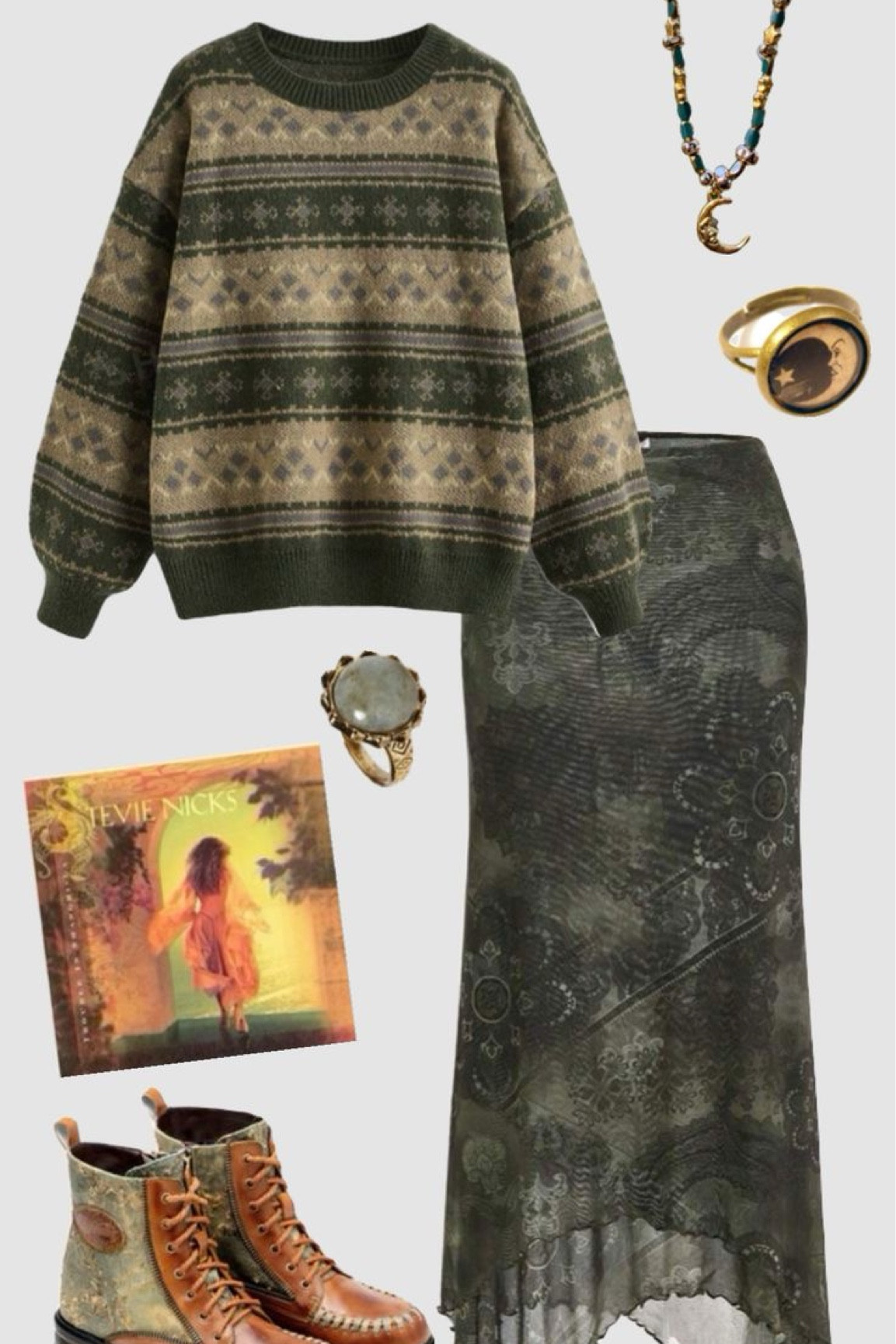 Whimsy earthy outfit 
