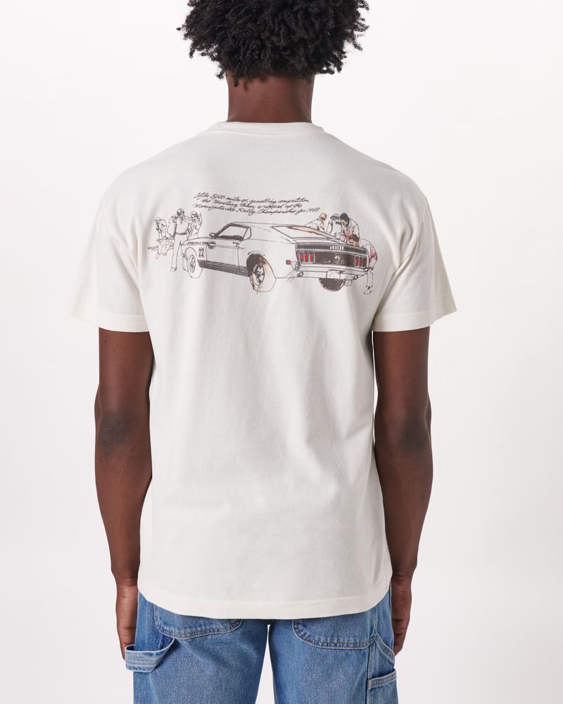 Men's Mustang Graphic Tee | Men's Tops | Abercrombie.com | Abercrombie & Fitch (US)