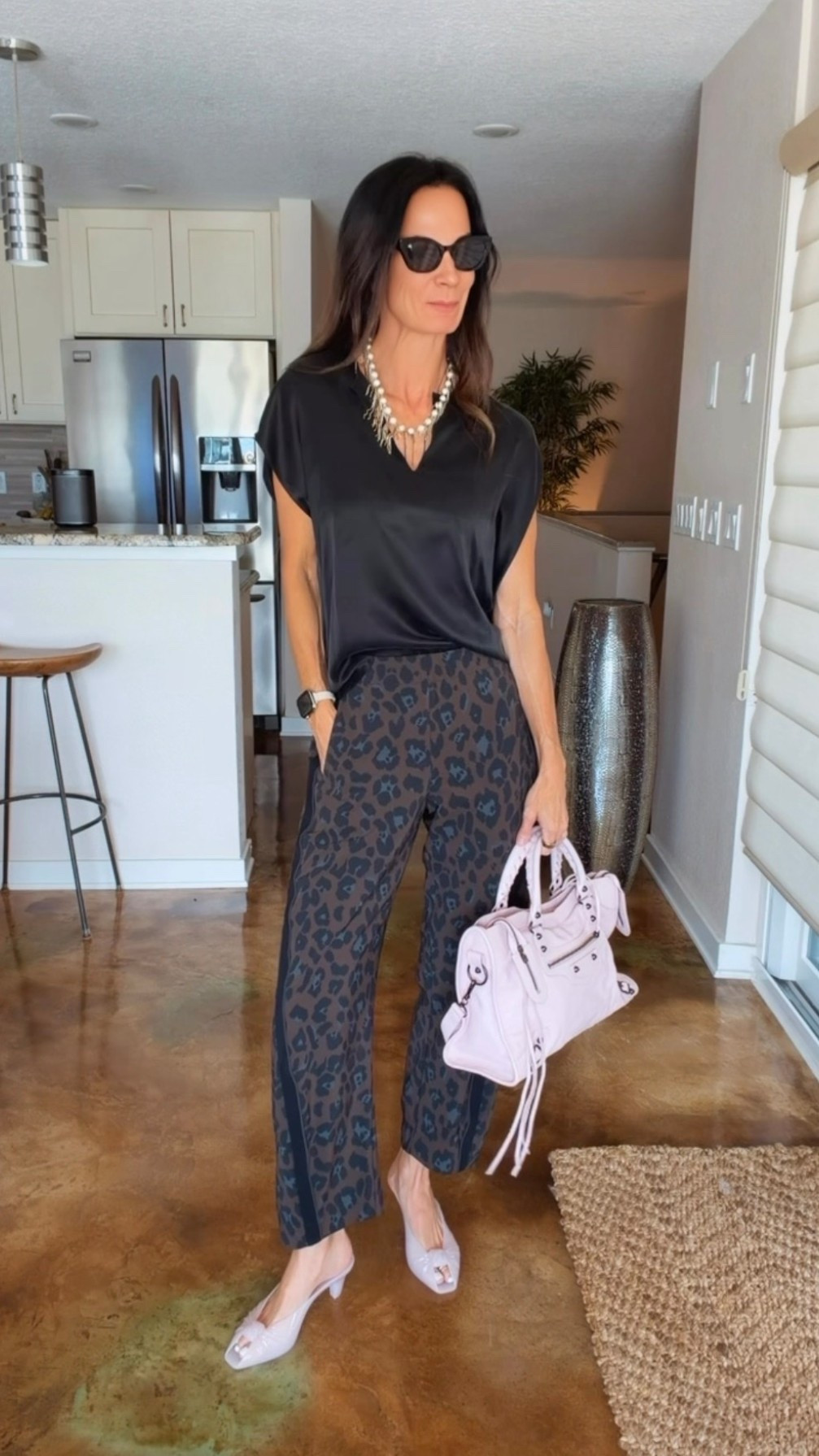 POV: You want to wear leopard print… but make it look expensive. 🖤🐆

This is exactly why I love these pants. They make a statement without trying too hard, and the fit is SO comfortable. I paired them with a silky black top, blush accessories (because I’m clearly in my blush era 🤍), and the cutest kitten heels for an elevated look that works for lunch, meetings, date night… honestly anywhere.

RUTI keeps proving that comfortable doesn’t have to mean casual, and I’m here for it.

✨ Use code NICOLE15 to save.

Which would you wear first…
🖤 all black accessories
or
🌸 a pop of blush?

#RUTI #RUTIStyle #LeopardPrint #EverydayStyle #WearWhatYouLove #StyleOver40 #EffortlessStyle #ChicStyle #LTKStyle #LTKOOTD

#LTKxMadewell #LTKdayinmylife #LTKgrwm