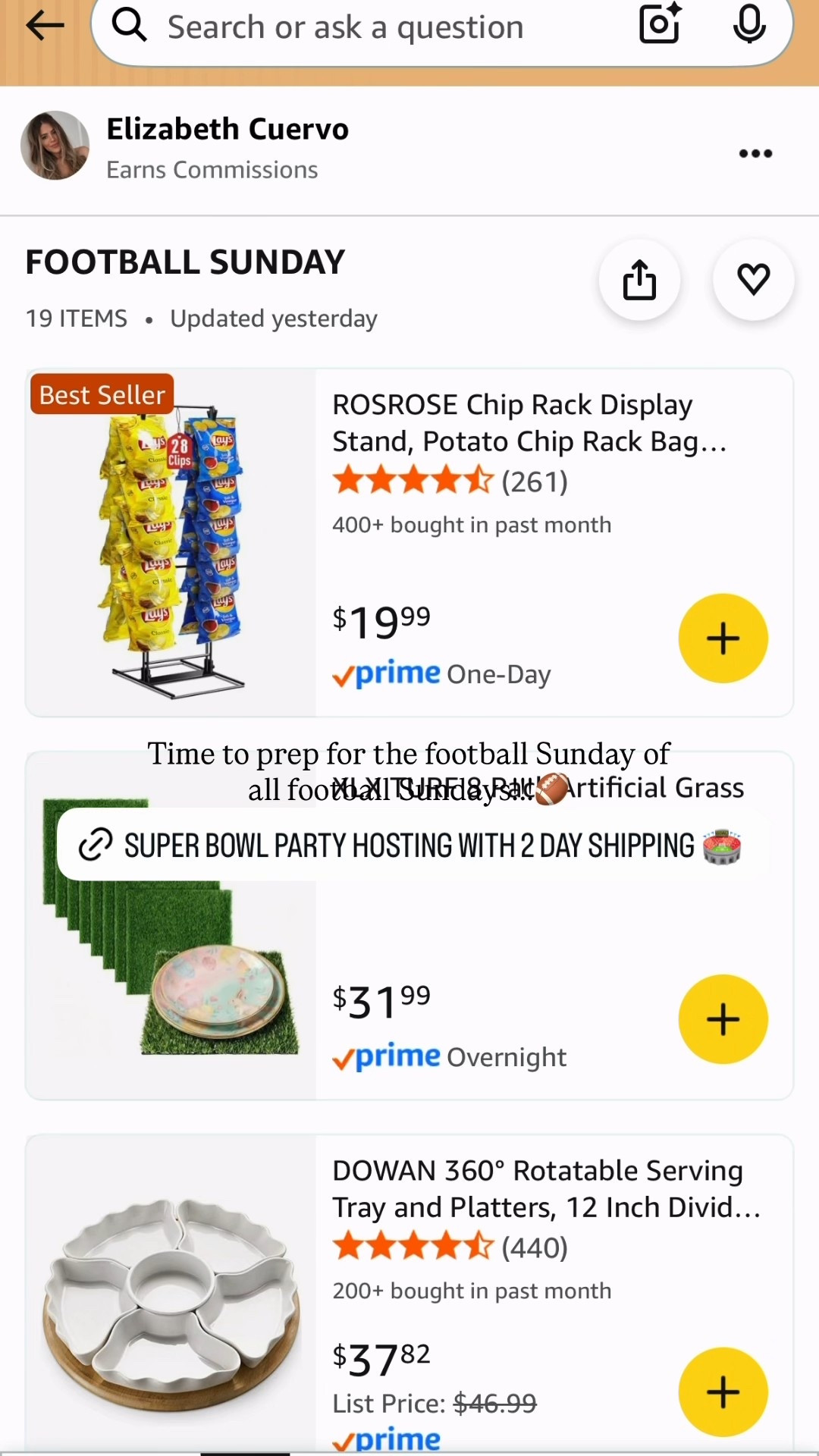 Superbowl party prep!! So many cute party decorations with 2 day shipping  if you’re hosting this Sunday! 🏈✨🏟️

#LTKSeasonal #LTKdayinmylife #LTKHome