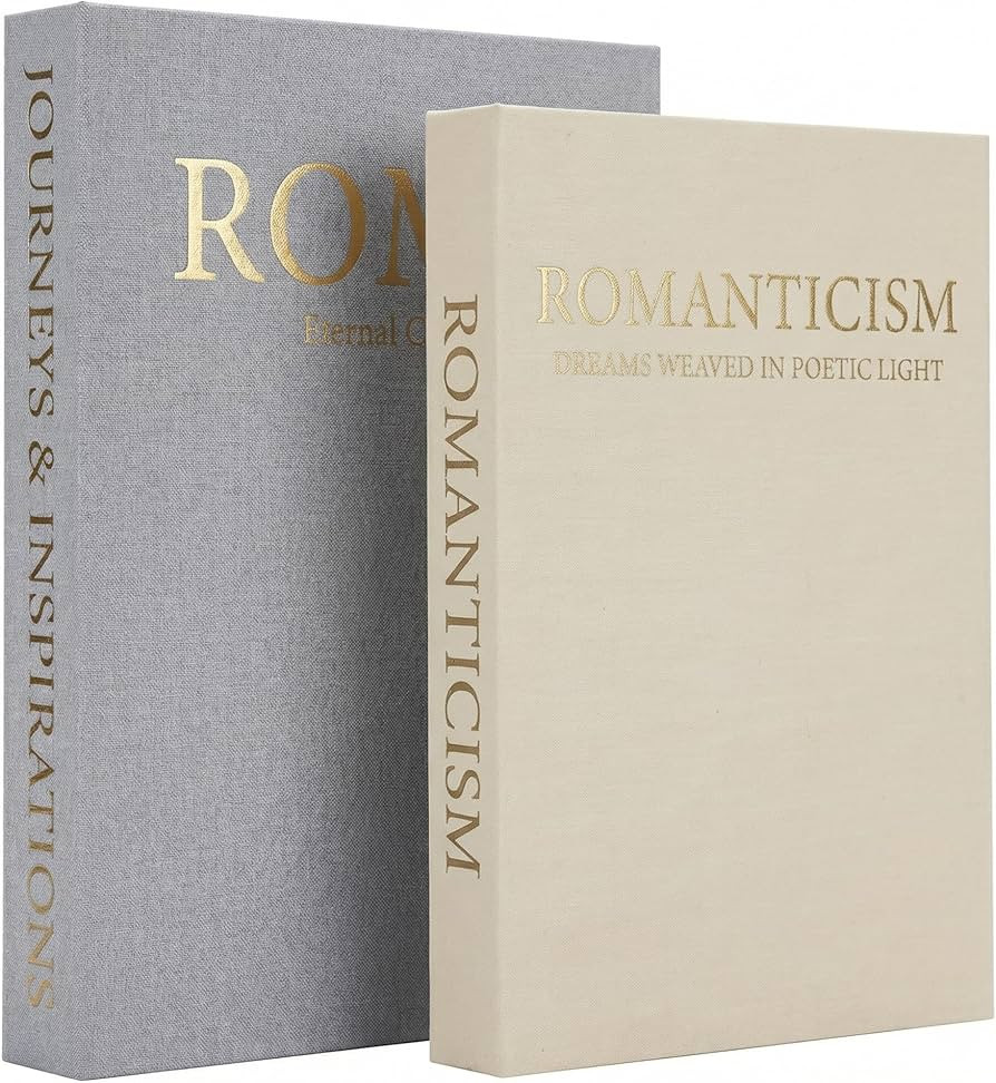 Aesthetic Decorative Books, Fake Book with Hidden Storage, Set of 2 Linen Faux Books Boxes for Ho... | Amazon (US)