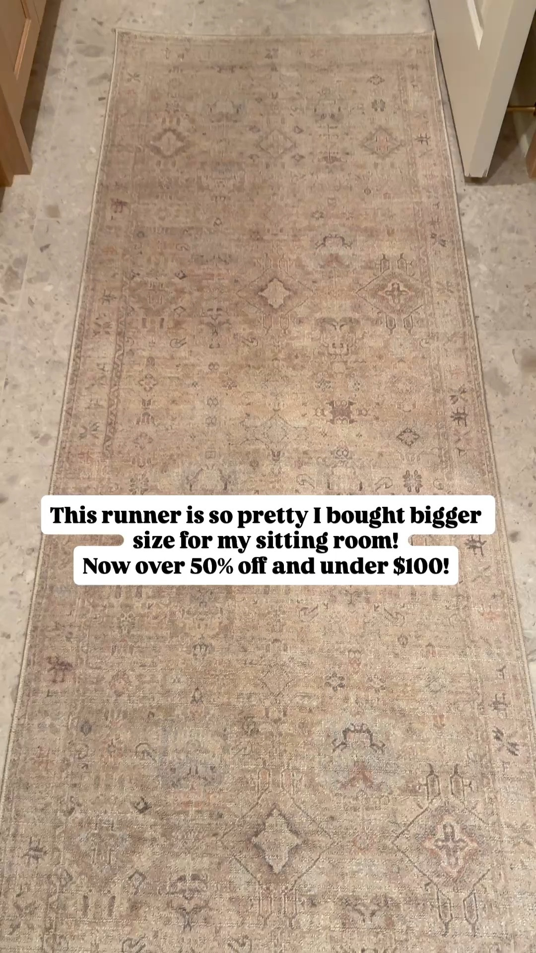 I have the cream runner!! Now over 50% off! Such pretty colors that would go with anything! 

#LTKHome #LTKSaleAlert