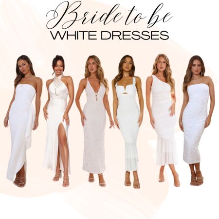 Brides to be white dresses!

MIDI white dress
Long white dress
Bridal shower dress
Engagement dress
Rehearsal dress
Strapless white dress
Floral white dress

#LTKwedding
#LTKsalealert #LTKstyletip

#LTKfindsunder100 #LTKwedding #LTKsalealert