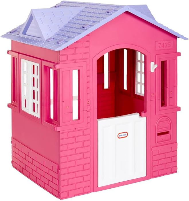 Little Tikes Cape Cottage Pretend Princess Playhousefor Kids, Indoor Outdoor, with Working Doors ... | Amazon (US)