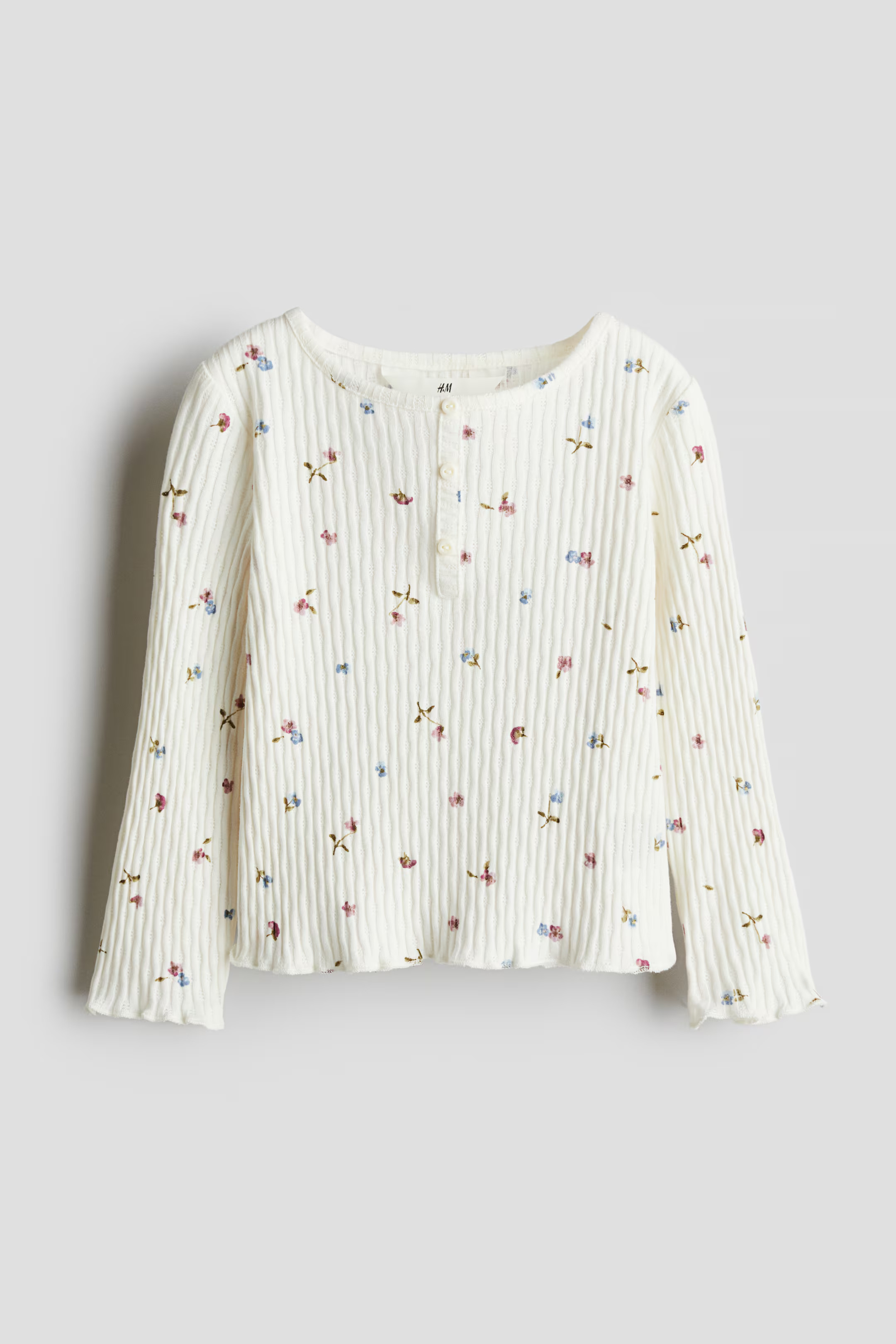 Pointelle Jersey Top | H&M (US + CA)