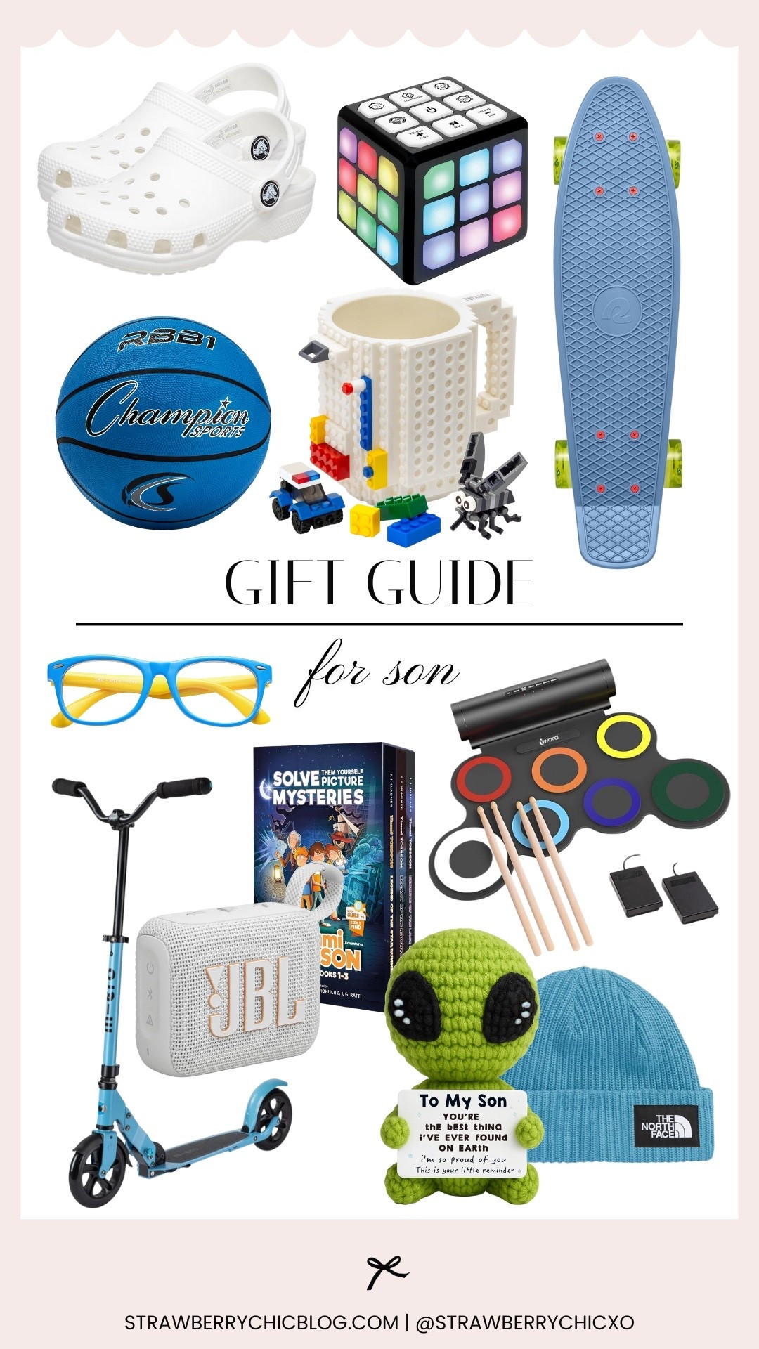 A gift guide for your son! I put together a fun wishlist for your son or any young boys in your life! I really love the book set, Legos, and fun scooter. The best part is you can grab all of these items off of Amazon. 

#LTKGiftGuide #LTKFindsUnder100 #LTKHoliday