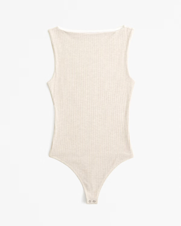 Women's Rib Slash Bodysuit | Women's Tops | Abercrombie.com | Abercrombie & Fitch (US)