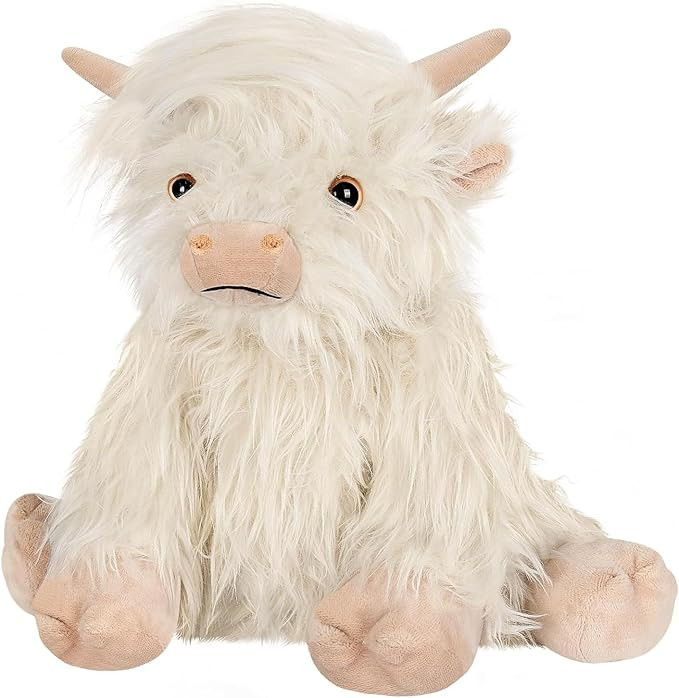 SUZZIPAD Highland Cow Stuffed Animal, Microwave Stuffed Animal Plushies for Girls, Weighted Stuff... | Amazon (US)