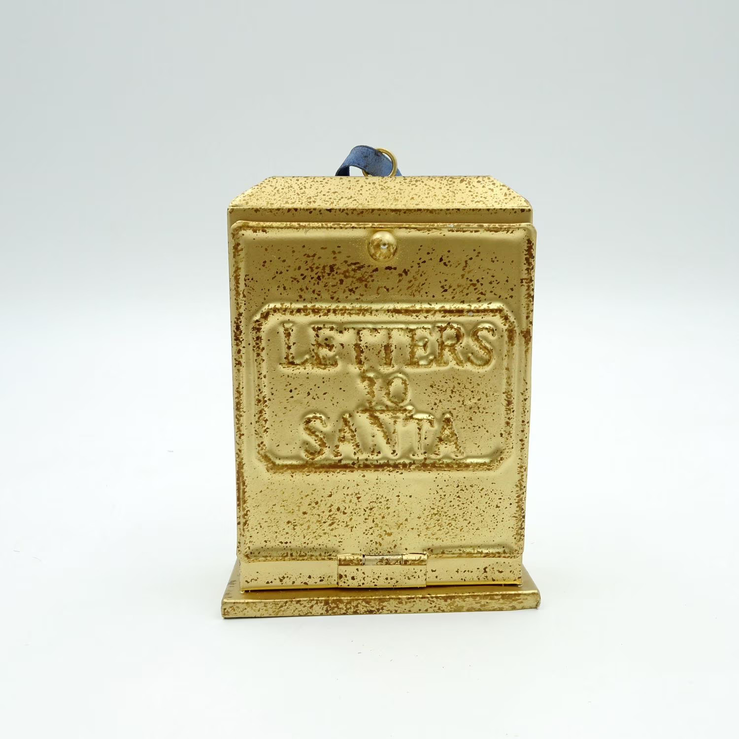 FRAÎCHE Holiday Gold Metal Letters to Santa Mailbox Ornament Set, 2 pack, Santa MailBox set of 2 | Walmart (CA)