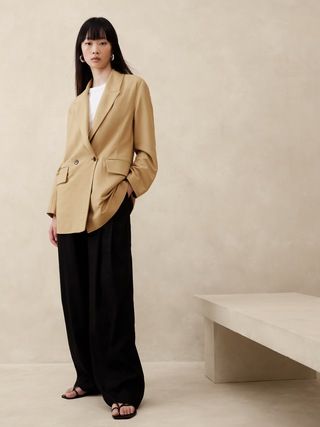 Ada Relaxed Unstructured Blazer | Banana Republic (US)