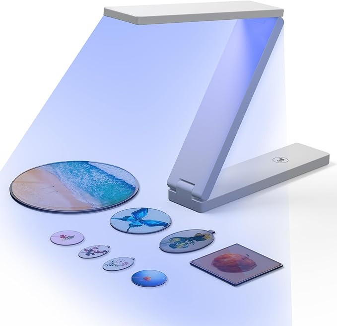 UV Light for Resin Curing, 54W UV Resin Light Lamp, Wireless & Foldable, 3-in-1 Uses for UV Resin... | Amazon (US)