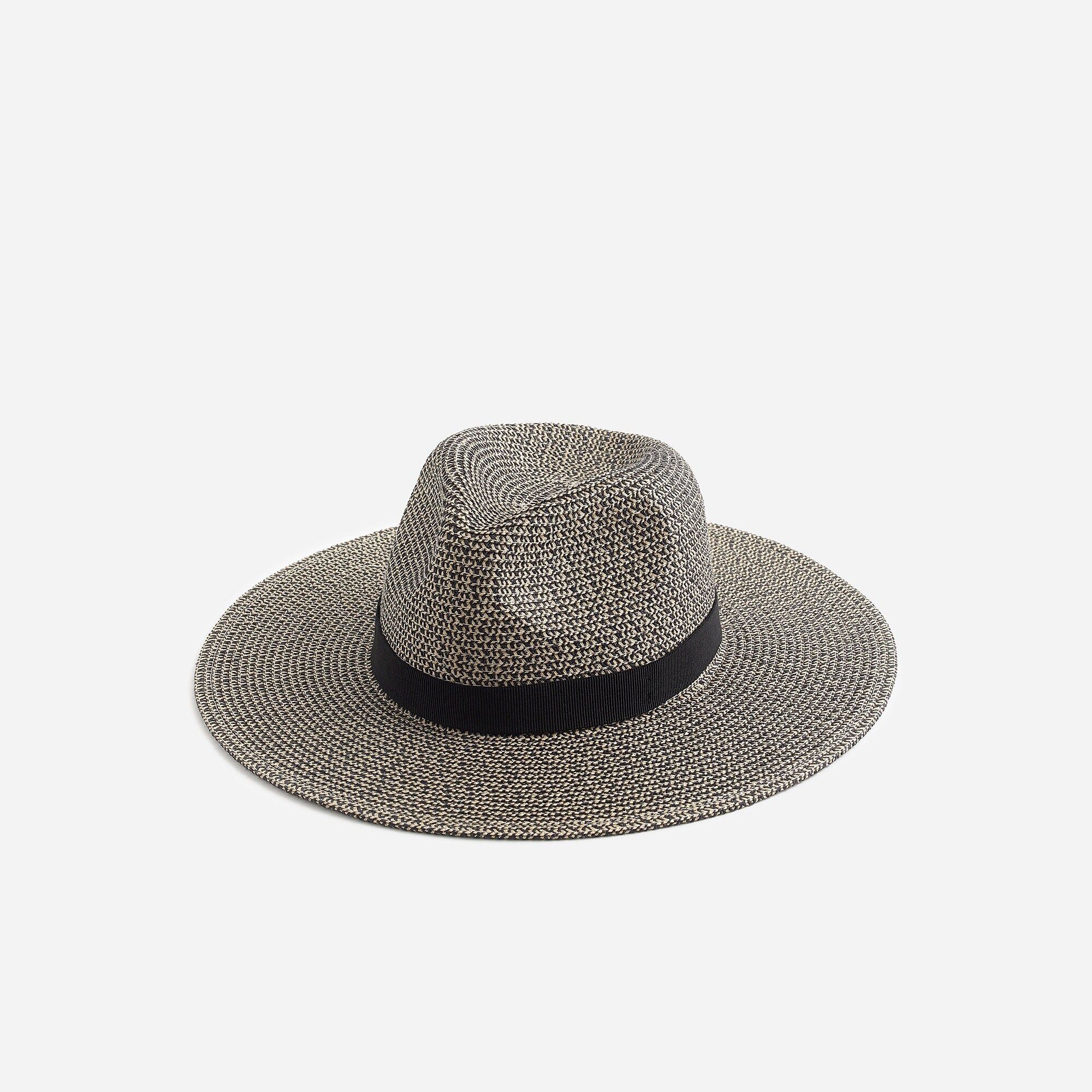 Marled wide brim packable hat | J.Crew US