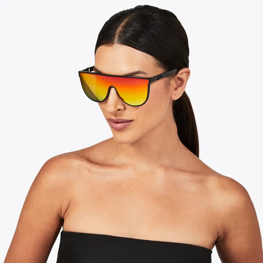 regent shield sunglasses | Kurt Geiger US