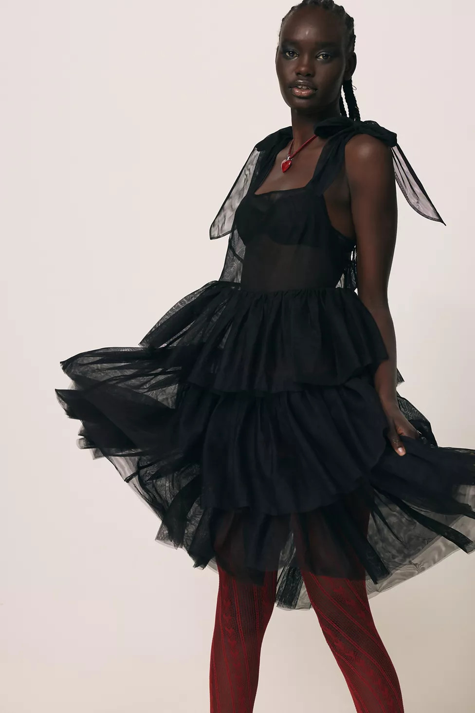 Kimchi Blue Nina Tiered Babydoll Dress | Urban Outfitters (US and RoW)