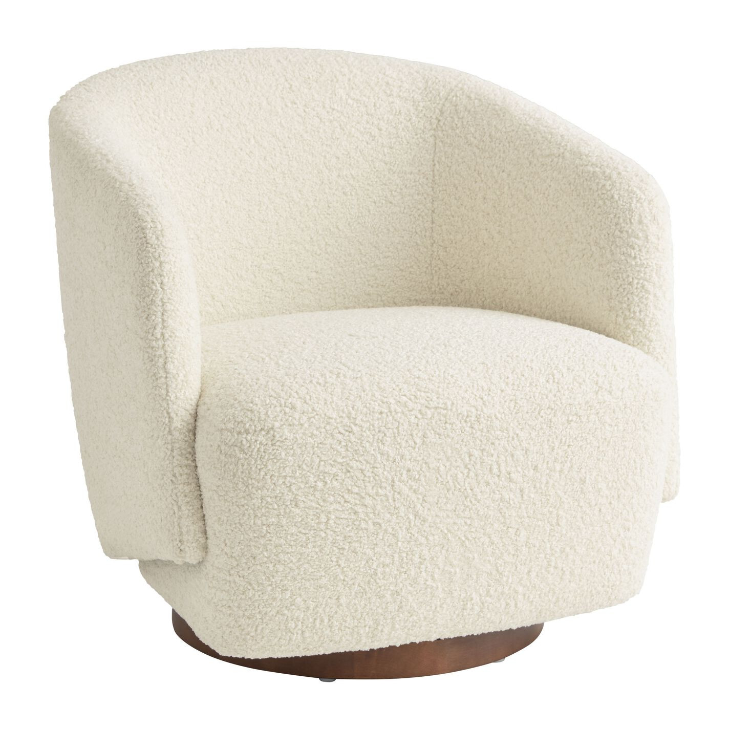 Sophie Upholstered Swivel Chair | World Market