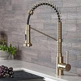 Kraus KPF-1610BG Bolden 18-Inch Commercial Kitchen Faucet with Dual Function Pull-Down Sprayhead ... | Amazon (US)