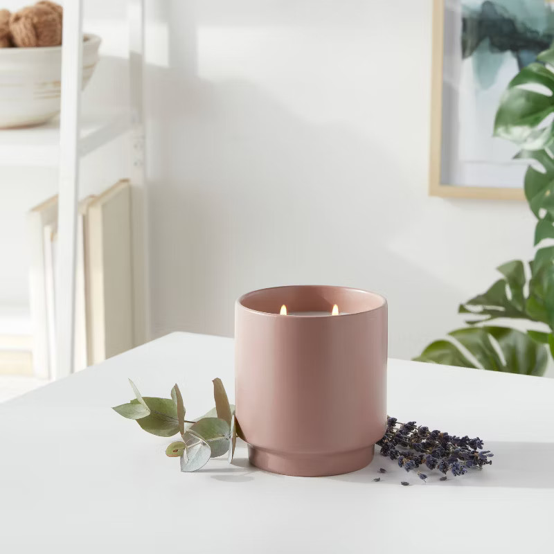 14oz Matte Ceramic Candle Lavender & Eucalyptus Lavender - Project 62™ | Target
