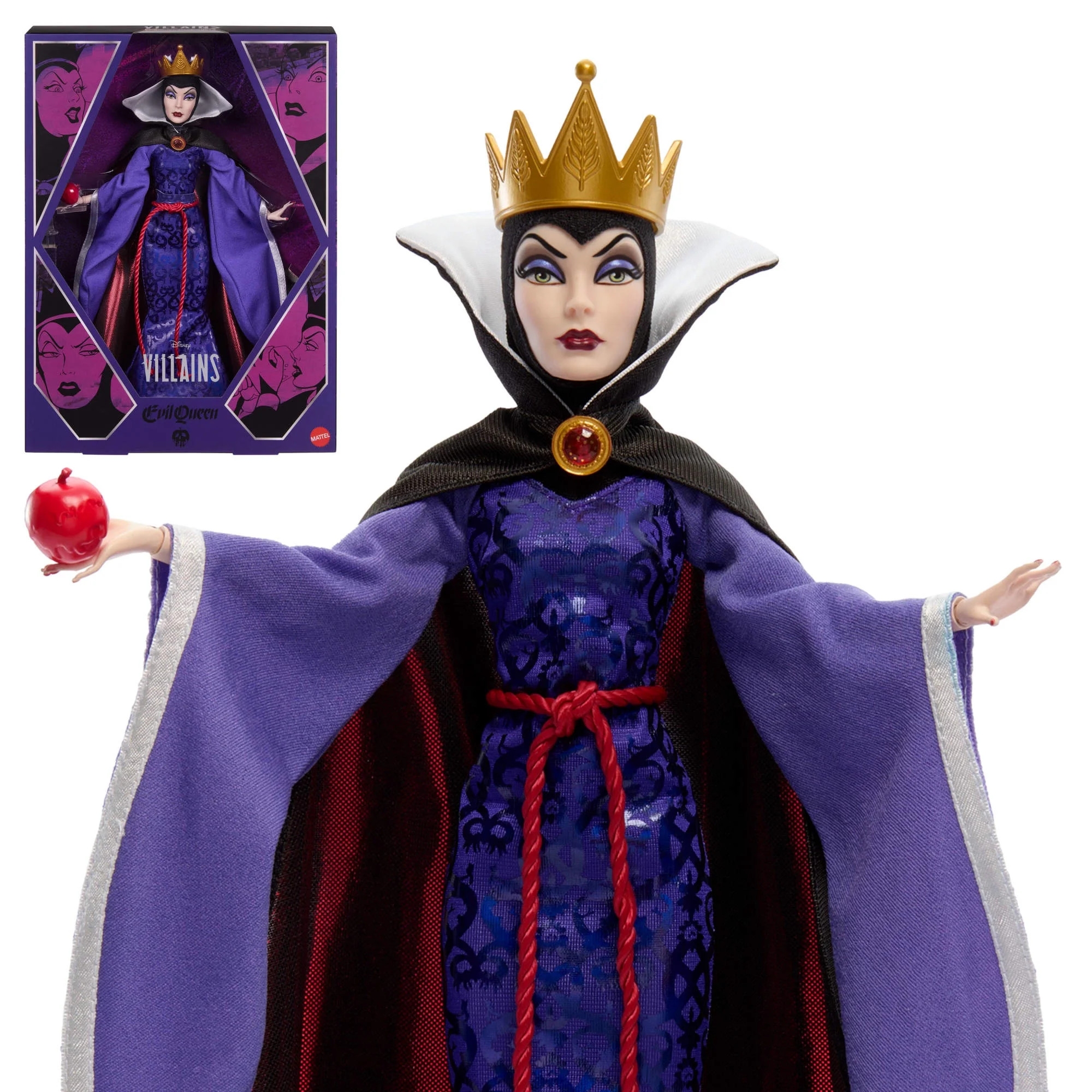 Disney Collector Evil Queen Collectible Villains Fashion Doll in Signature Look with 1 Accessory | Walmart (US)