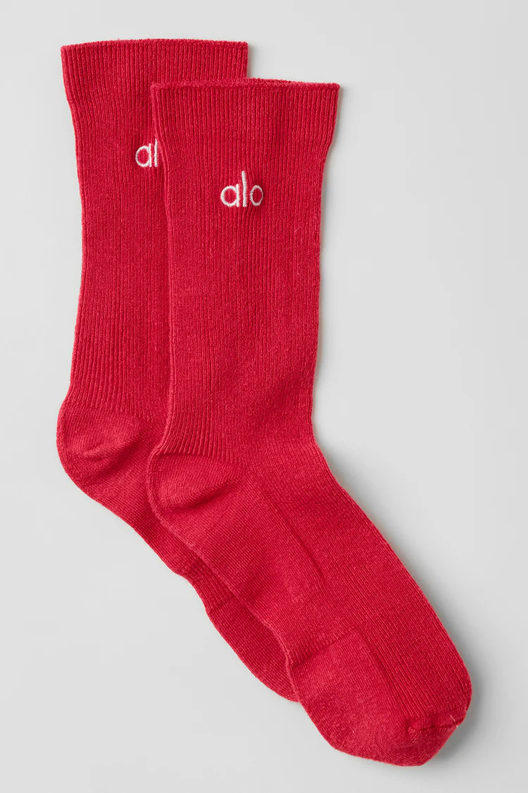Unisex Half-Crew Understated Sock | Alo Yoga