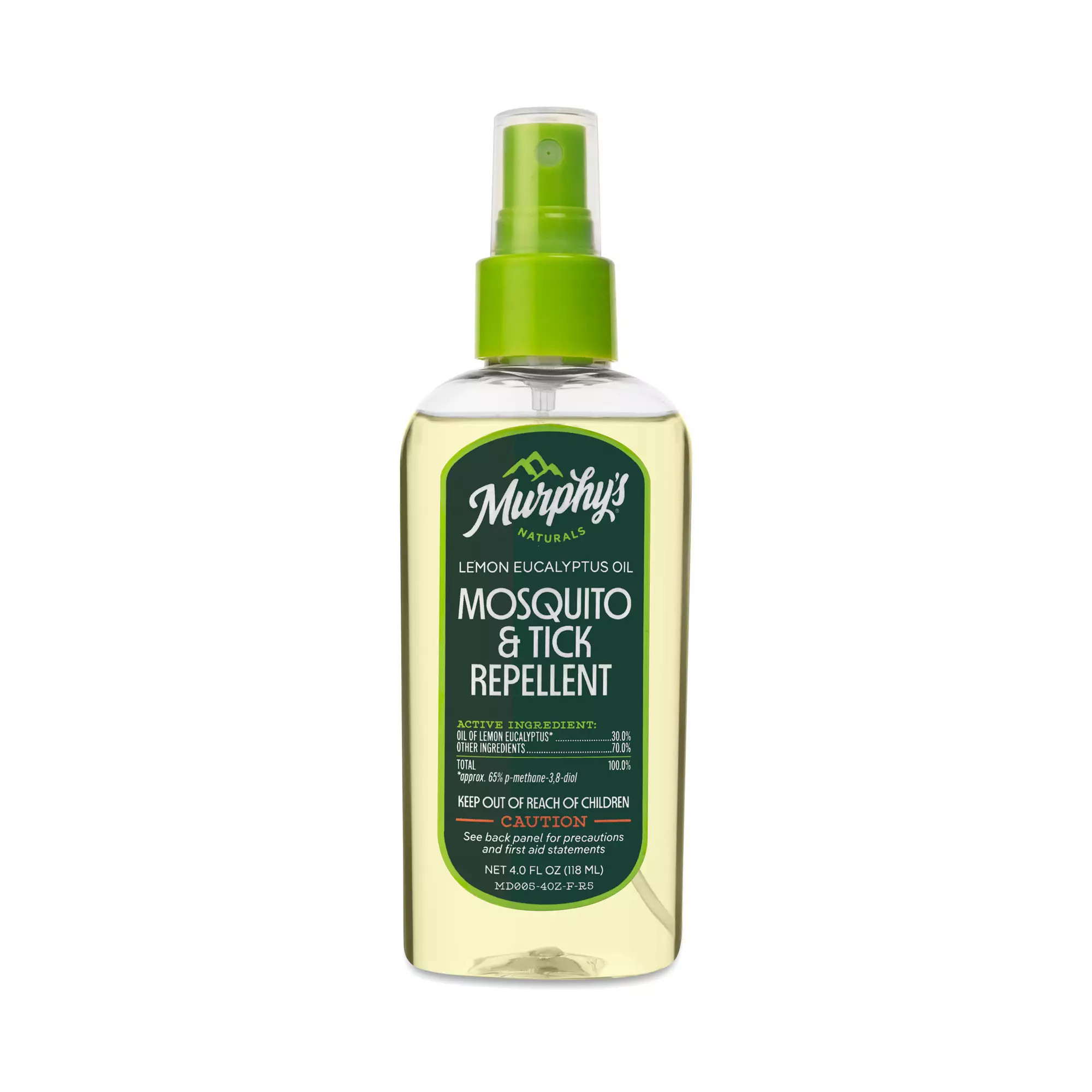 Murphy's Naturals Mosquito Repellent Lemon Eucalytpus Oil Spray 4 oz bottle | Thrive Market
