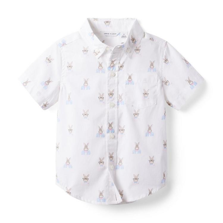 Bunny Poplin Shirt | Janie and Jack