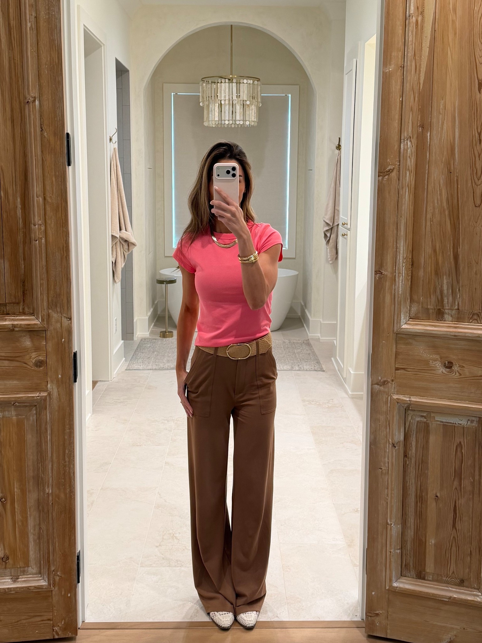 $10 Top is new at Walmart from Free Assembly. Wearing a size XS! #walmartpartner 

#LTKgrwm #LTKootd