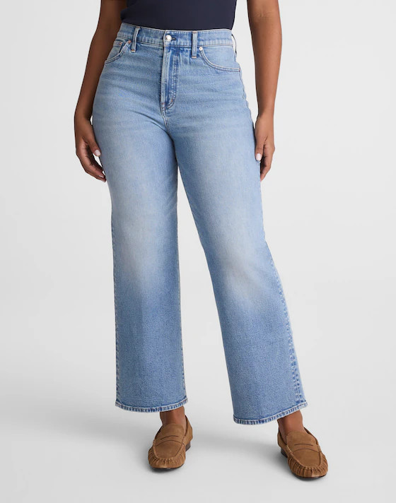 The Curvy Perfect Vintage Wide-Leg Crop Jean | Madewell